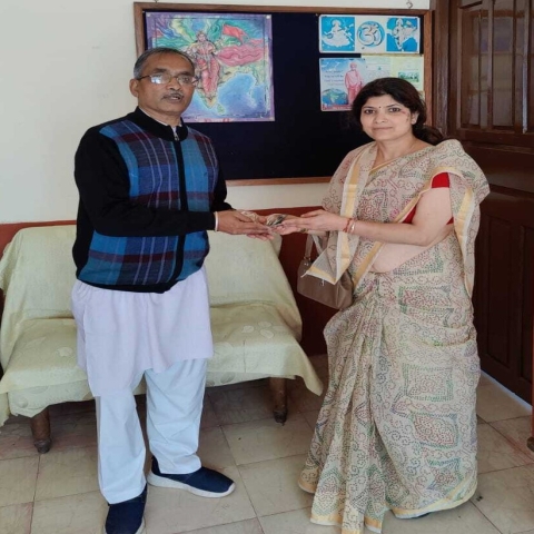 Meghalaya Shiksha Samiti:Sri M Rakesh has adopted 5 students