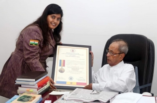 Parvati Jangid awarded with the International Military Medal 