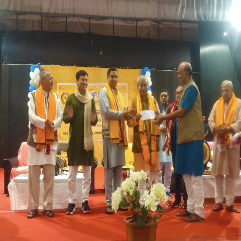 Shri Ram Pad Jamatiya honored with Krishnachandra Gandhi Award.