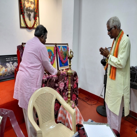 Vidya Bharati’s Govindachandra Mahant Ji Highlights Panchakosha-Based Education During Kerala Visit