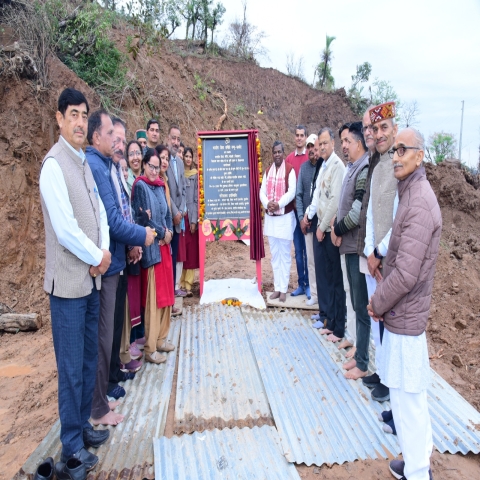 भारतीय विद्या मंदिर मांडली के नए ब्लॉक का शिलान्यास