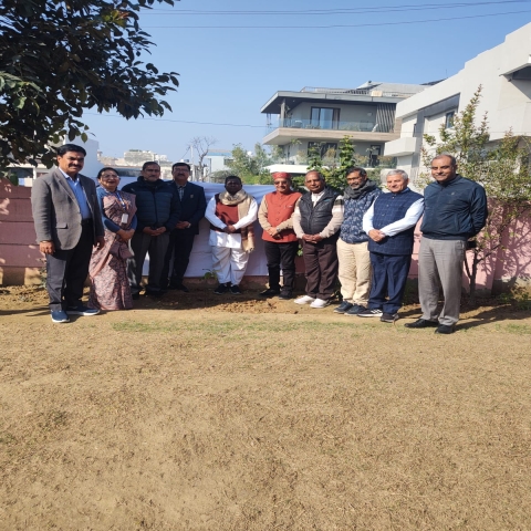 Visit of Shri Govind Mahant to Geeta Kanya Vidyalaya