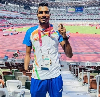 Nishad Kumar wins silver in high jump T47 category