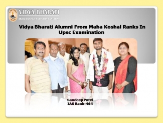Vidya Bharati Alumni From Maha Koshal Ranks In UPSC Examination 