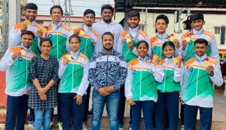 Vidya Bharati Student won Gold (Indo Nepal International Championship)