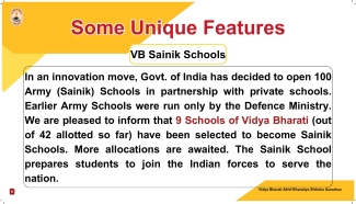 Service Oriented Education | Sainik Schools