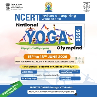 National Yoga Olympiad 2026 (online quiz), scheduled from 15th to 18th June, 2026
