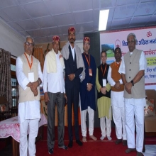 Former student Nishad Kumar Para Olympic player and world champion was honored