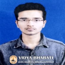 Vidya Bharti Alumni Ayush Kumar  selected for Bhabha Atomic Center 