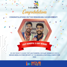 Outstanding achievement at the IndiaSkills National Competition