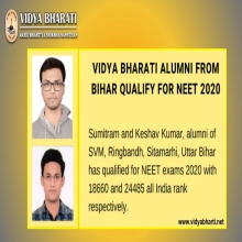 Vidya Bharati congratulates you all for qualifying in NEET